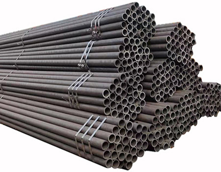 Q235 Ống thép liền mạch cán nóng màu đen ASTM A53 Gr.B Carbon Erw Weld Round