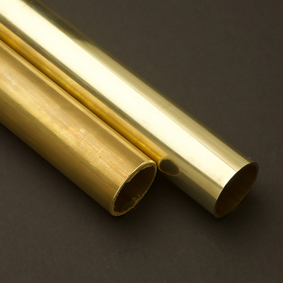 Ống đồng thau liền mạch chính xác ASTM C22000 99,9% Ống đồng thẳng ETP mỏng thẳng H62 nguyên chất