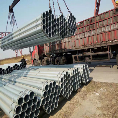 Q195 Q235 Q345 Ống thép mạ kẽm nhúng nóng 2-4mm